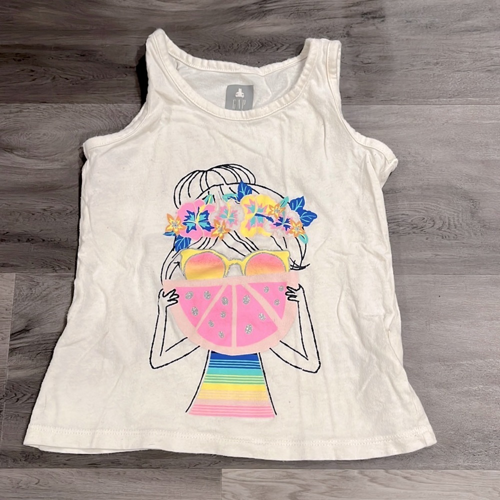 Watermelon 🍉 tank gap kids size 4